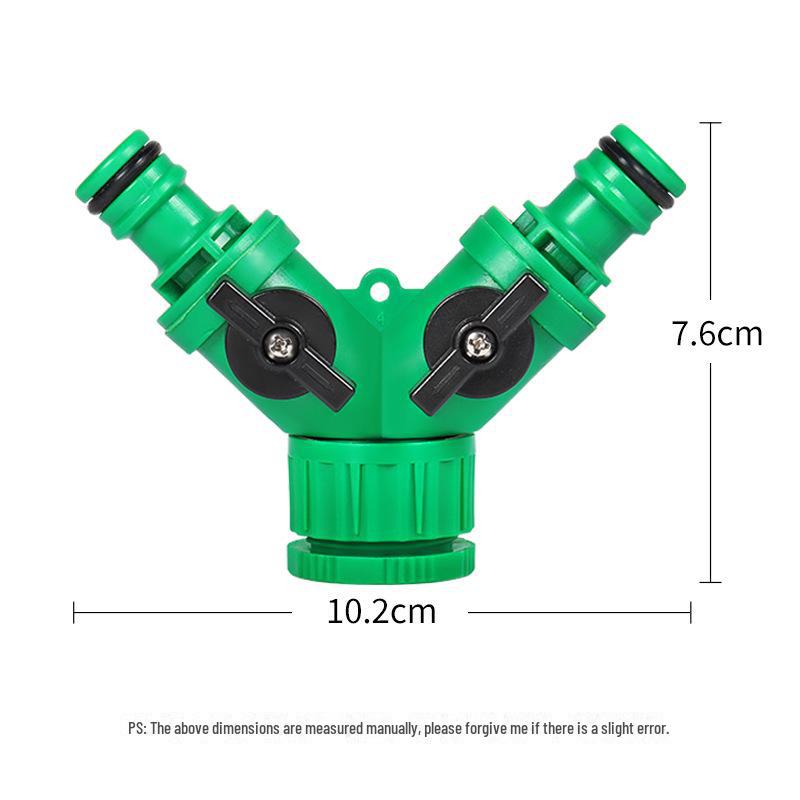 Y-Type 3-Way Adjustable Ball Valve Diverter for Greenhouse Irrigation