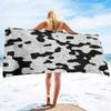 Soft Towel Abstract Animal Tiger Print, Bathroom Beach Towel,Quick Dry Towel Sand Proof Beach Towel Microfiber Beach Towels