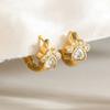 Leichter Luxus High-End-Gefühl Nische Zirkon Katzenpfoten Ohrringe Ohrringe Schmuck