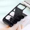 Multi-Slot Remote Control Holder - PP Plastic Desktop Organizer for TV/Air Conditioner, Space Saving Stand