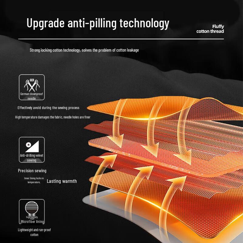 Warrior Men's Stand Collar Padded Winter Jacket