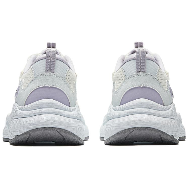 Anta Meteor 3 Trendy Casual Non-Slip Breathable Low-Top Dad Shoes Women sneaker White Blue Purple 122538851-5