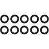 M14 10PCS Car Oil Drain Plug Gasket, OEM#12616850 Vehicle Engine Oil Pan Crush Washers, Automotive Sealing Gasket Replacement, Compatible with Escape