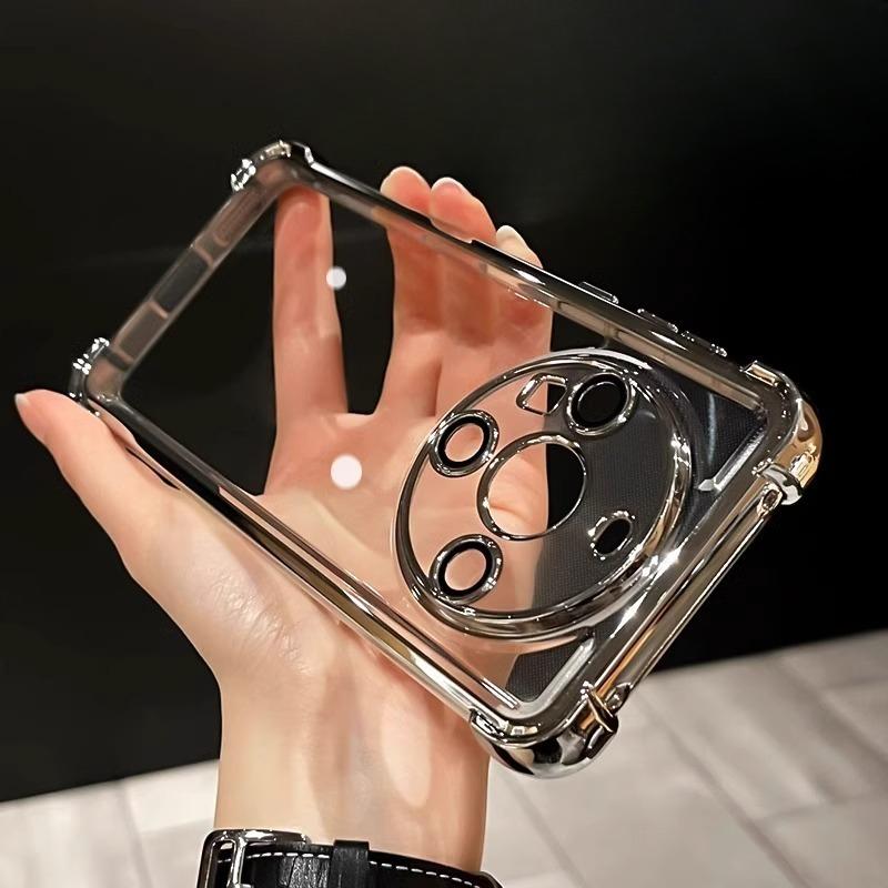 Four Corner Airbags Anti fall Suitable for Huawei Mate60pro Mobile Phone Case New Mate70 Transparent TPU Soft Protection Case