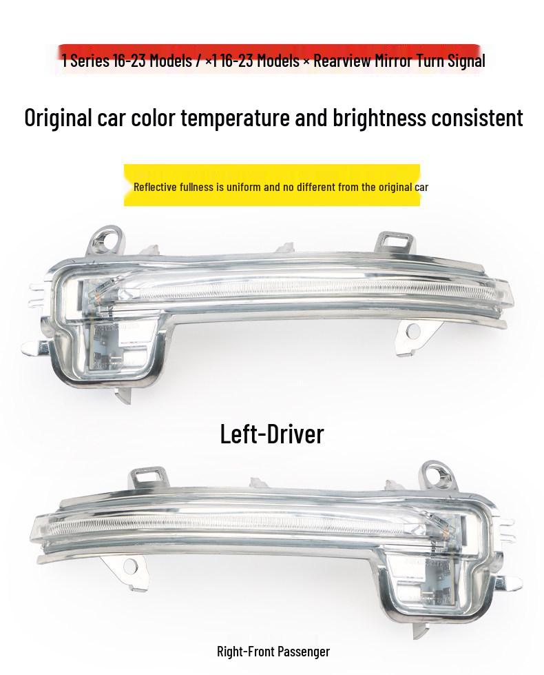 BMW X1 X3 X5 Rearview Mirror Turn Signal for 3, 5, & 7 Series