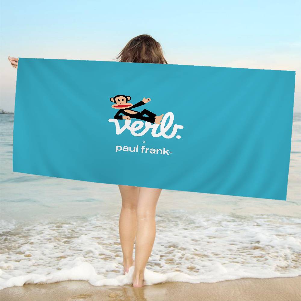 Logo P-Pauls F-Frank Anime Beach Swimming Towel Soft Absorbent Washcloth Children's Gifts for Kids Travel Camping Gym