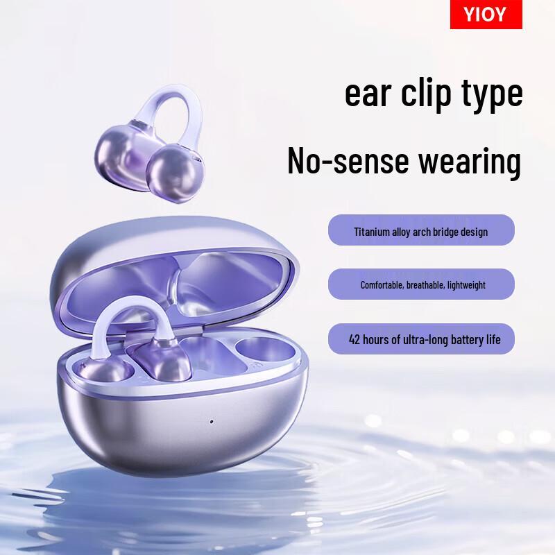YIOY S5S Open-Ear Clip-on Bluetooth Headphones