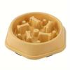 Pet Slow Food Bowl Anti-choking Feeder Thickened Dish Bowl Home Dog Eating Plate Anti-gulping Feeding Supplies Multiple Colors