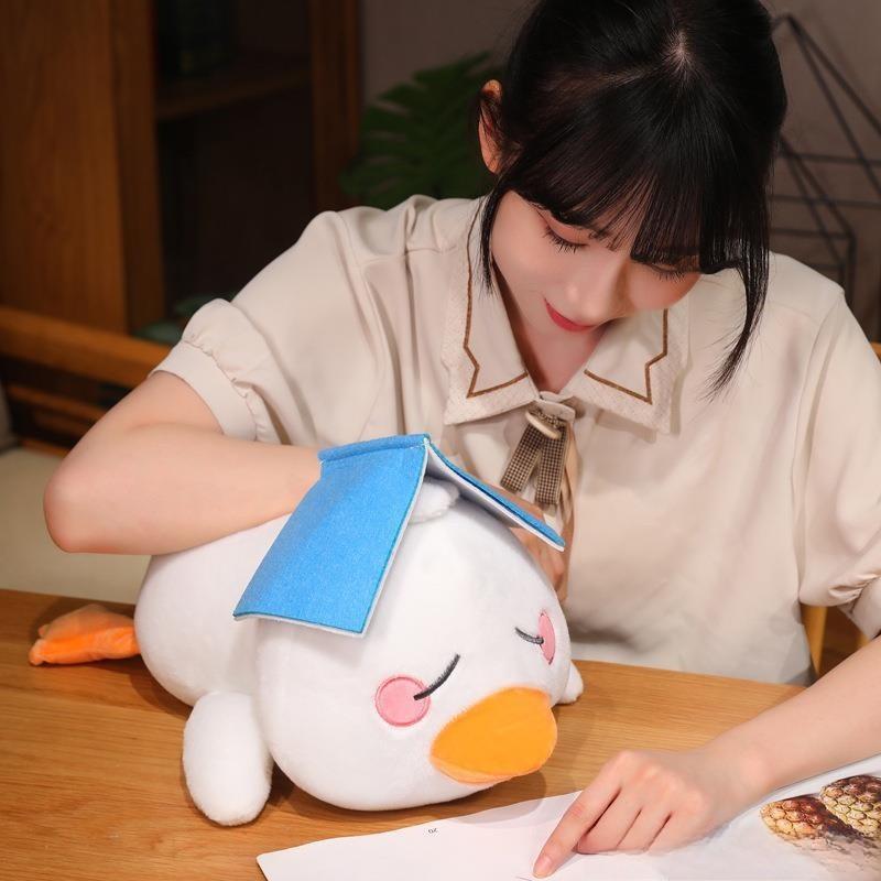 Animal Plush Duck Collection Toy Ornament With Cartoon Style For Kids Fans And