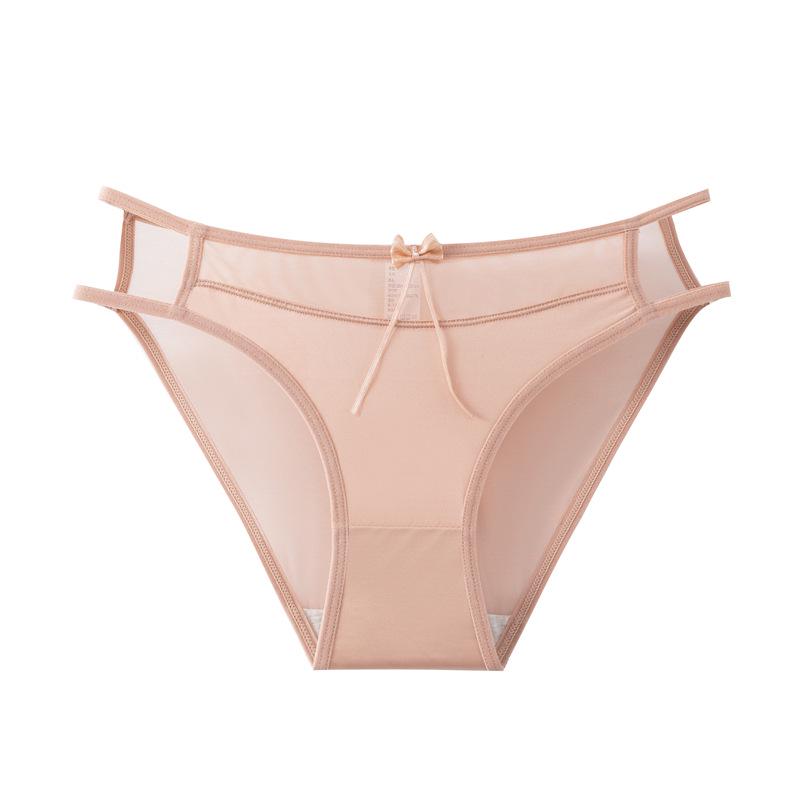 Women's Low Waist Lace Cotton Briefs