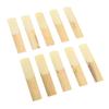10Pcs Tenor Saxophone Reeds Set Bb Key Sax Replacement Parts Accessories Non Deform with Plastic Box 2.0 Hardness