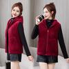 Hooded Fleece Vest Jacket Autumn Winter Women Sleeveless Jacket Lady Casual Warm Soft Waistcoat Female