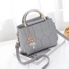 Small bag new fashion simple handbag trend embroidered thread shoulder messenger bag small