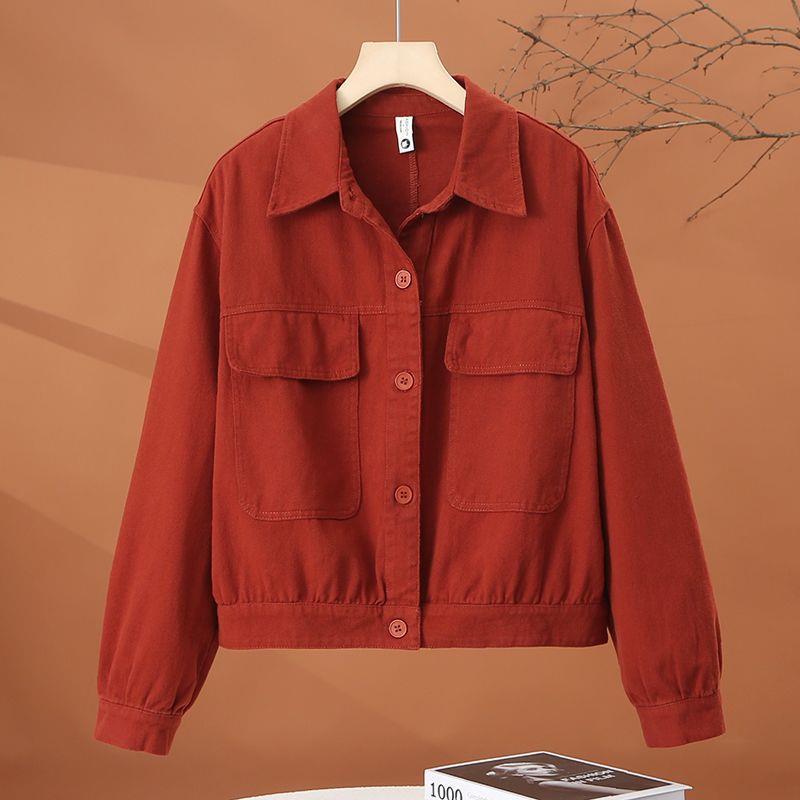 Women's Short Spring Denim Jacket - Stylish, Age-Reducing, Petite, Casual, Versatile Outerwear