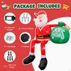 Christmas Inflatable Santa Decorations, Xmas Decor Festival Layout Props Blowing Up
