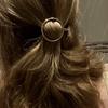 Elegant Round Zinc Alloy Hair Clip