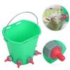 HL MP69 Plastikowe smoczki wielokrotne 8L Duża pojemność wiaderko na mleko jagnięce dla bydła i owiec