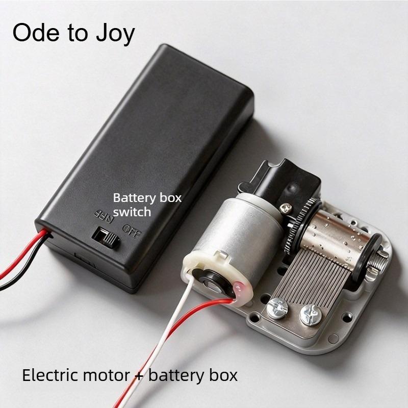 1,5V Elektrisches Spieluhrwerk Metall Mini DIY Geschenk Musik Mechanisch Dekorativ Sammlerstücke für Mädchen Jungen Freund Geburtstag Geschenke