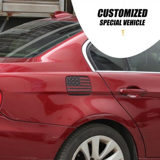US Flag Car Fuel Tank Cap Protector Cover For BMW 3 Series 2005-2012