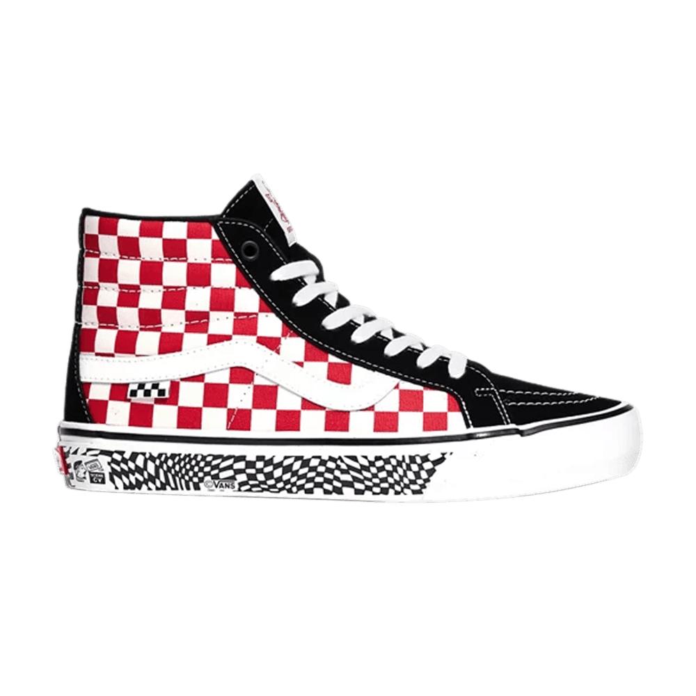 Vans Skate Sk8-Hi Reissue Grosso 84 - Red Checkerboard VN0A5KYR428 40.5