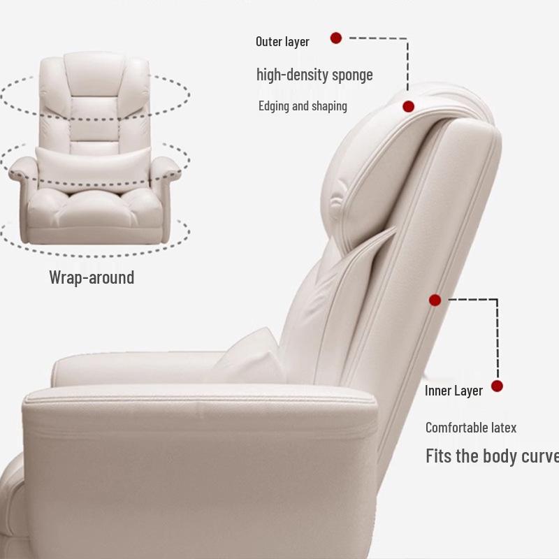 Ergonomic Boss Chair: Office & Home Use - Reclining, Comfortable Swivel Chair for Business or Gaming