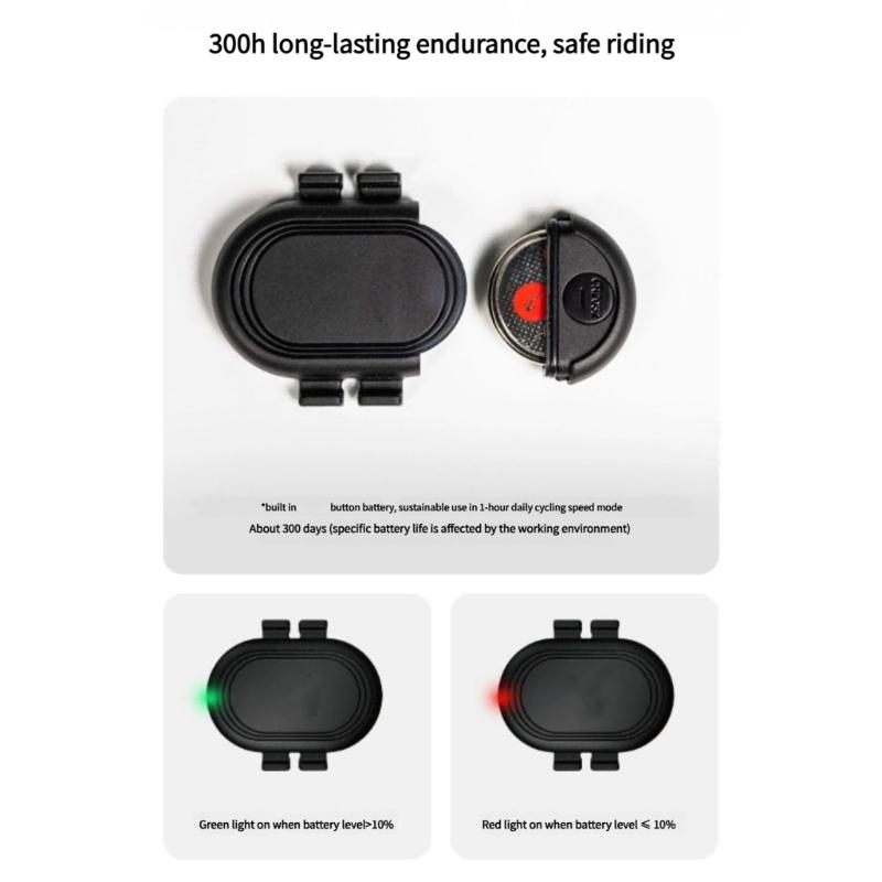 Speed and Cadences Sensors Cycling Waterproof Speedometer Speed Pedal Frequency Sensors For Speed Cadences Tracking