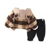 Kids Casual Long-Sleeve Set, Comfortable Daily Wear Outfits