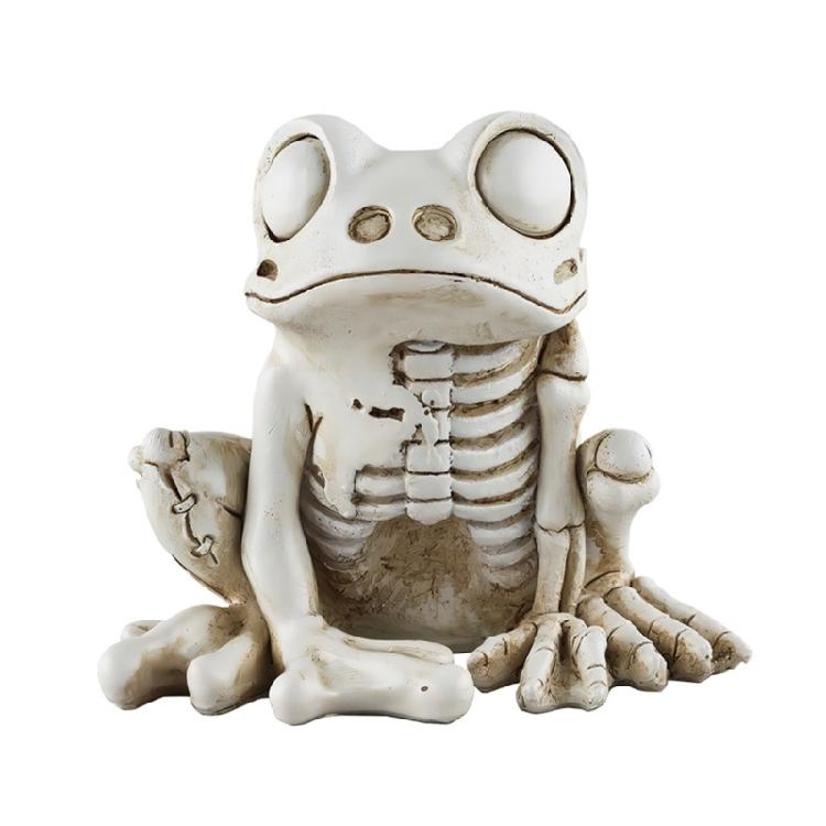 Mrożąca Krew w Żyłach Figurka Czaszki Konia z Żywicy, Wykwintna Dekoracja Szkieletu Konia na Halloween dla Entuzjastów i na Prezent