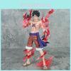 One Piece Luffy Figure Pvc Collectible Anime Model With Black Base For Fans And Collectors