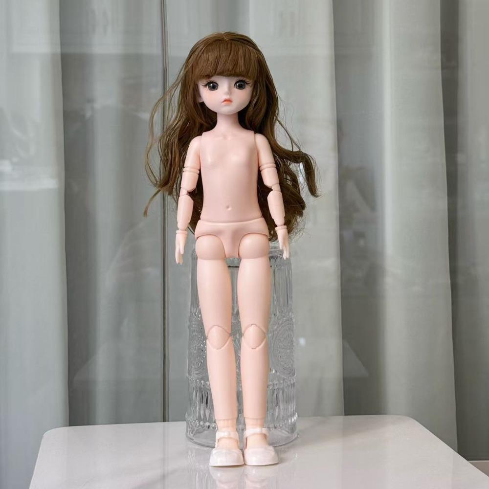 

Dark Skin Supermodel Nude Doll European Action Figure Body 1/6 Doll Model Doll Accessories Style 2