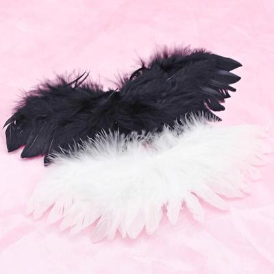 Mini Feather Angel Wing Black Wing Hanging Ornament Photo Props Performance Show DIY Costume