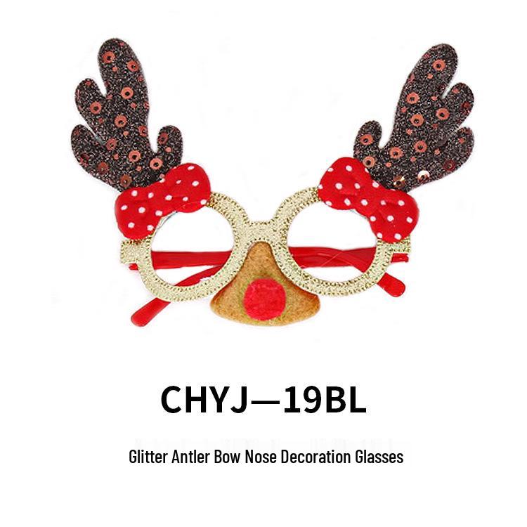 Festive Christmas Eyeglass Frames for Adults & Kids - Creative Holiday Party Accessories & Gifts