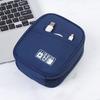 Solid Color Oxford Travel Cable Bag Multi-layer Digital Storage Pouch  Headphone