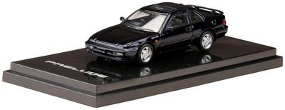 HobbyJAPAN HJ64 Scale Honda Prelude SI TCV Madison Blue Pearl Finished Model HJ643002BL 1/64 (BA5)