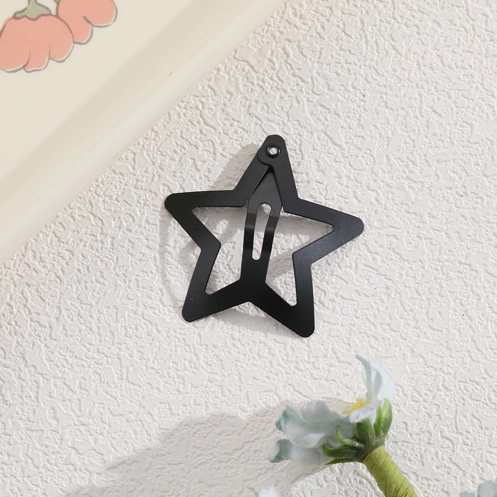 Children's Candy Color Star Hair Clips - Small Size BB Bangs Accessories