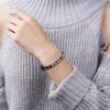 Beaded Bracelet 8mm Natural Stone Lava Tiger Eye Black For Women Matte Bangle Onyx Jewelry Stre K4D1
