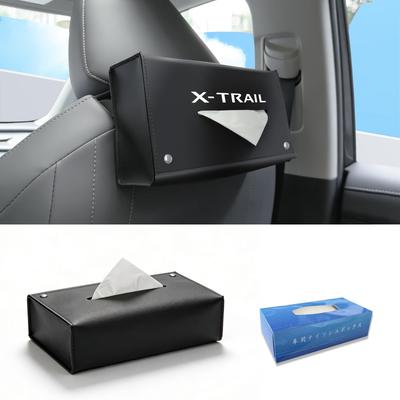 New Car Tissue Case for Nissan T32 T33 Fits Standard Japanese Tissue Boxes [2026 Model] X-Trail - (full Box).