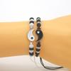 2Pcs Couple Bracelets Adjustable Rust-proof Fadeless Stylish Bracelet Pendants