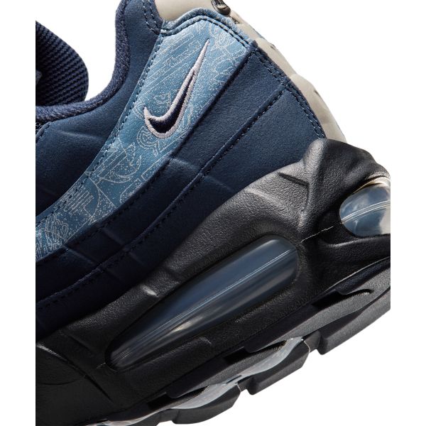 Nike Air Max 95 SE Big Bubble - Work Blue Men Sneakers Black Multi-Colour White IU2254-900