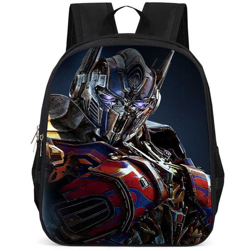Zaino scolastico leggero in tessuto Oxford ad alta capacità da 15 pollici Transformers
