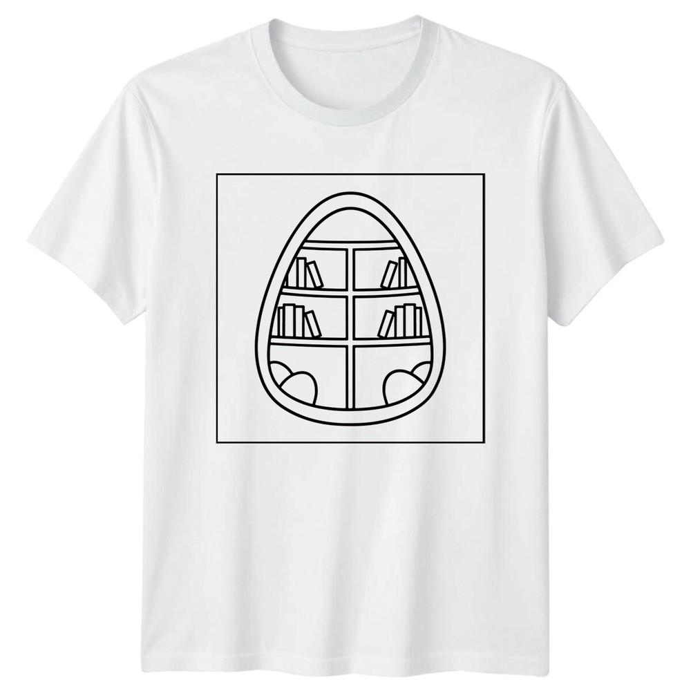 Bookshelf Design Unisexs TShirt Unisexs Tee Unisex Graphic Top S