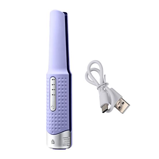 Portable Cordless Hair Straightener 4 Temperature Modes Adjustable Fast Heating 2-In-1 Dual Purpose Curling Wand Flat Iron Electric Hair Styling Tools