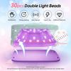 DianaBeauty UV Nail Lamp Rechargeable Cordless Manicure Lamp with Rhinestones 30 LEDs UV Cabin for Nail Art Tools Nail Dryer