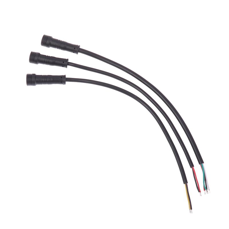 2Pin 3Pin 4Pin Male Cable Wire Plug Led Connector Jack Black Cable Wear Resistant Wire For Car Waterproof Socket Power Cord