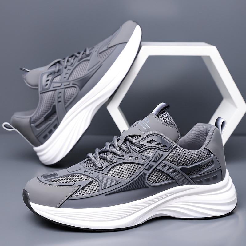 Large Size Spring Men's Shoes Student Running Shoes Sports Shoes Casual Dad Trendy Shoes