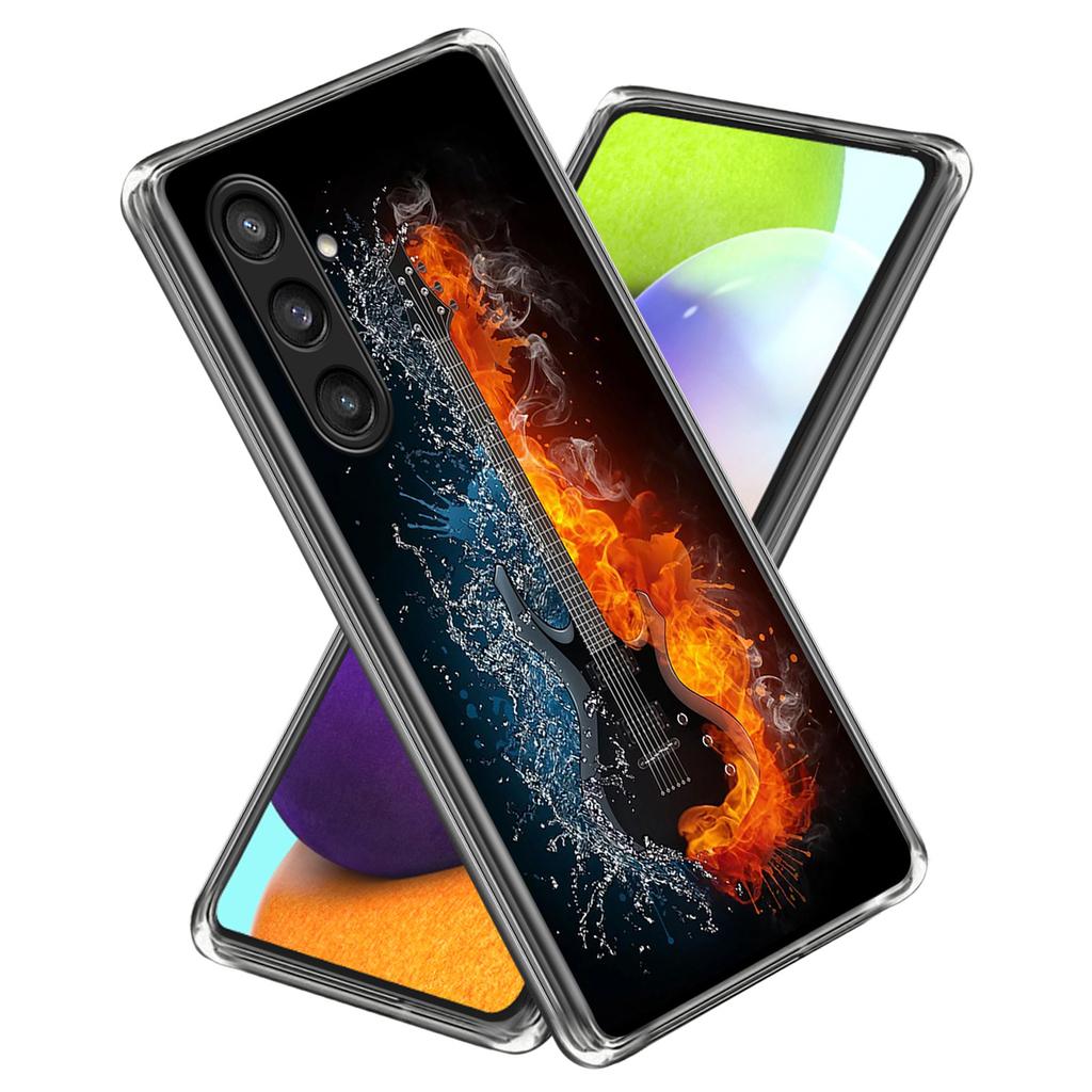 For Samsung Galaxy S24+ Shockproof Cover Soft TPU Pattern Printed Phone Case