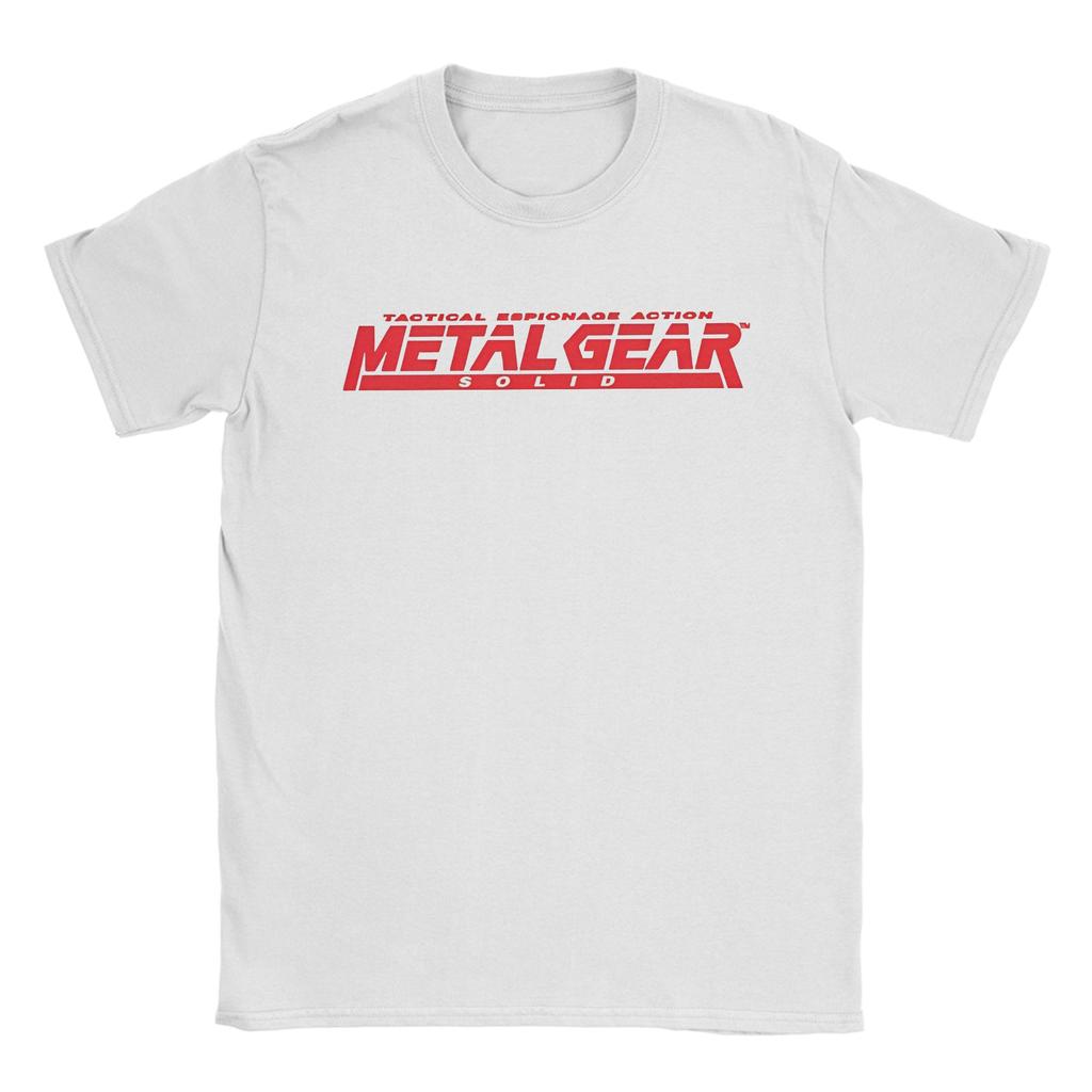 Mens TShirts Metal Gear Solid Game Awesome Pure Cotton Tees Short Sleeve T Shirt Round Neck Clothes Birthday Gift