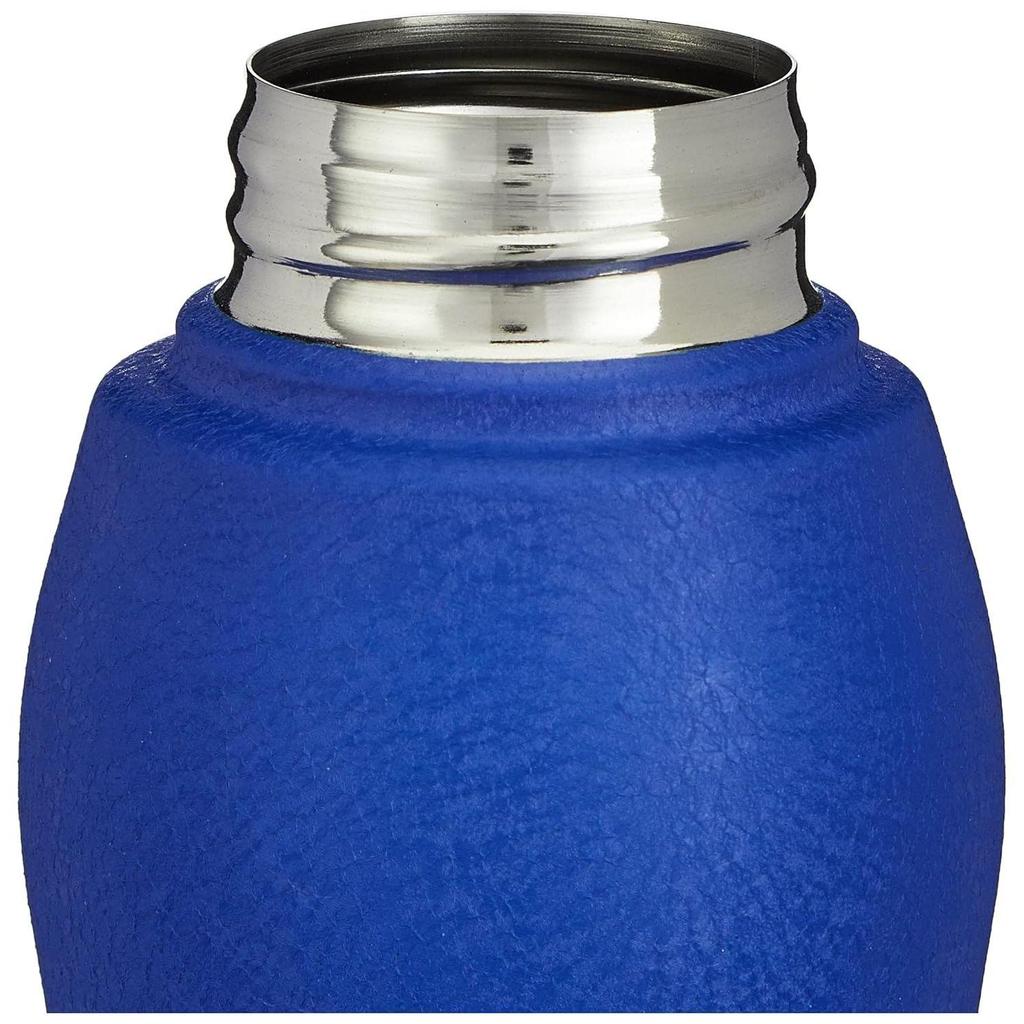 Stainless Steel Water Bottle with Hand Grip and Sipper, Set of 2 | Leak-Proof  | 1000 Ml (Blue)
