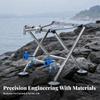 Fishing Stool with Tray Support Non-Slip for Fishermen, Anglers