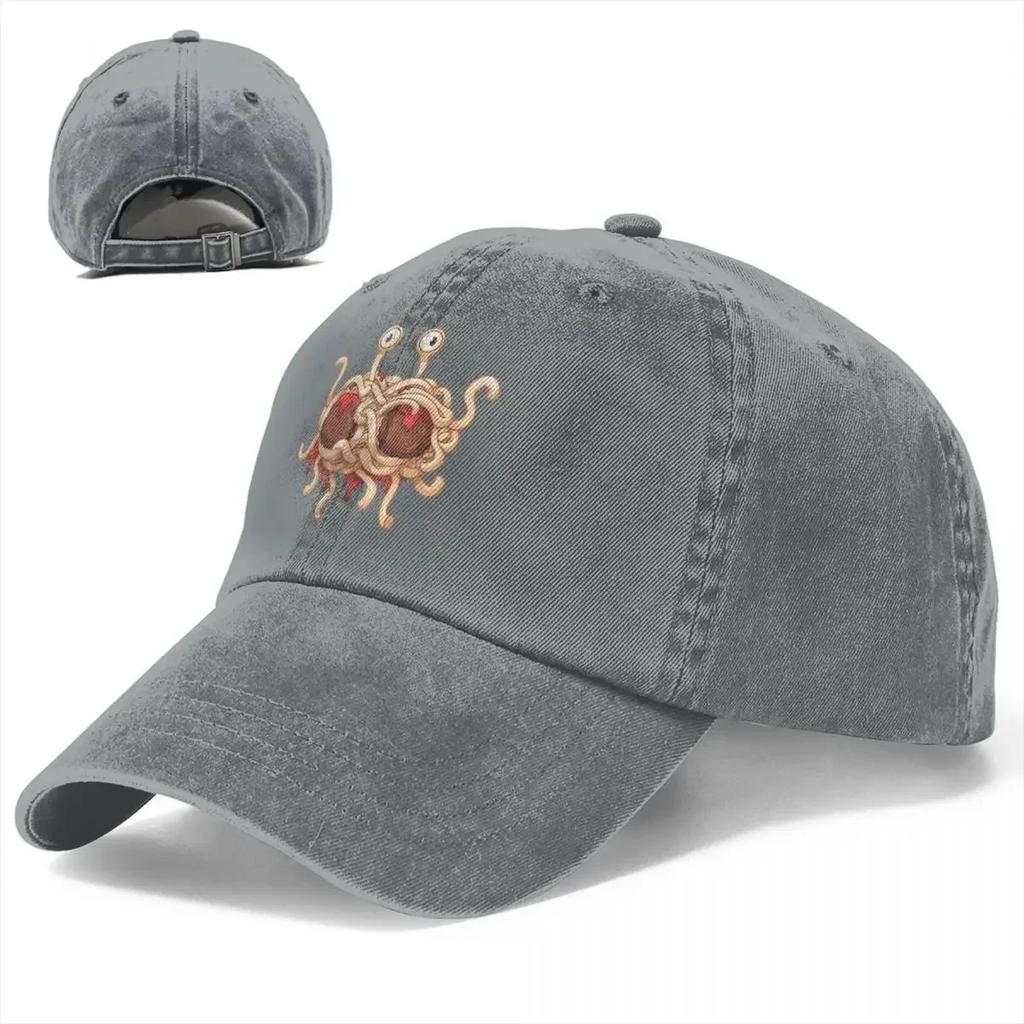 Flying Sspaghetti Monster FS Merchandise Unisex Style Baseball Caps Distressed Denim Caps Hat